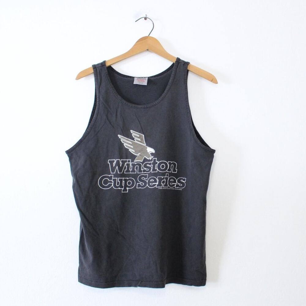 Vintage Winston Cup Series Nascar Racing Tank Top Large